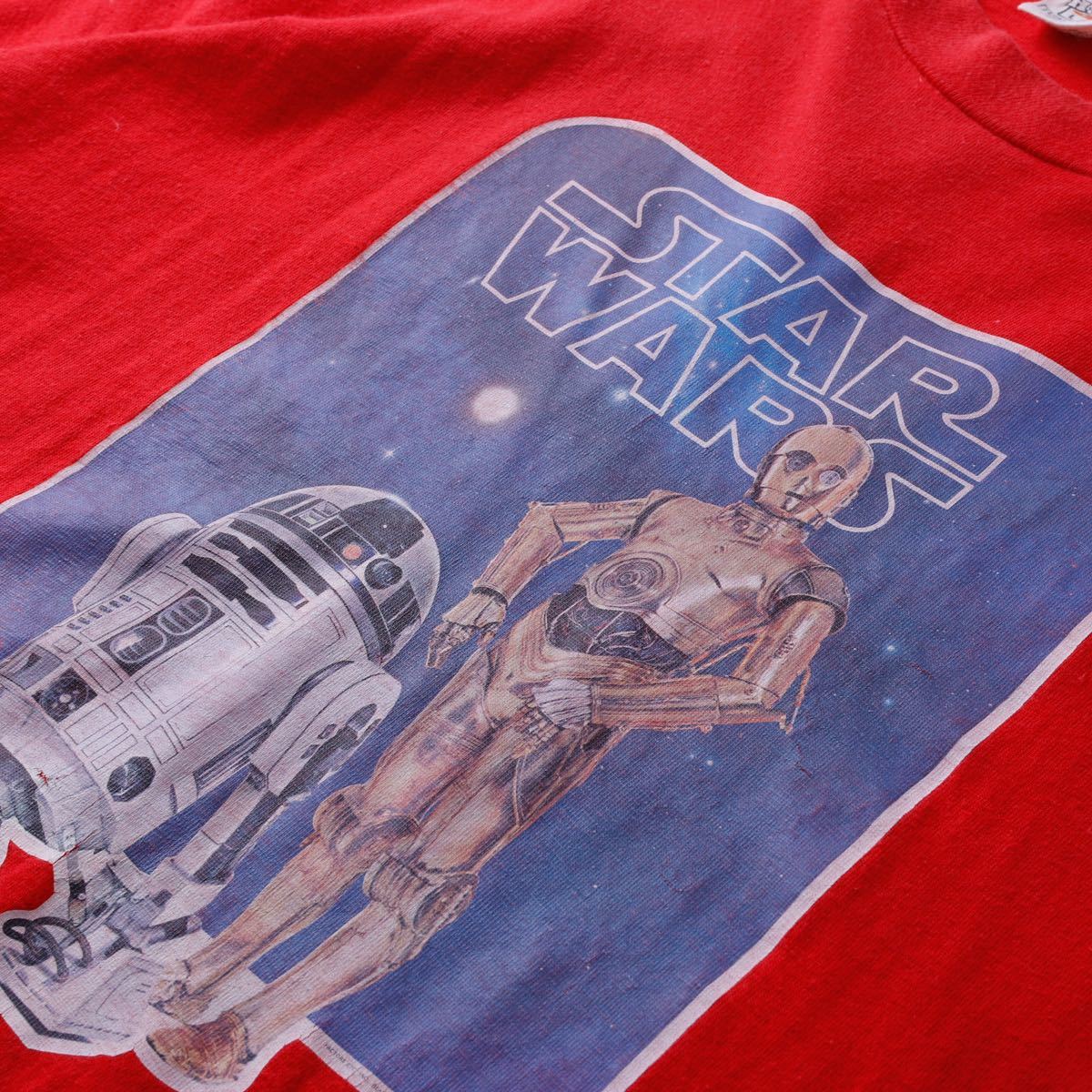 【極美品】70s STAR WARS Special Vintage Teeshirt C3-PO R2-D2 ヴィンテージ スターウォーズ Tシャツ オリジナル ムービーTシャツ 実寸M_画像7