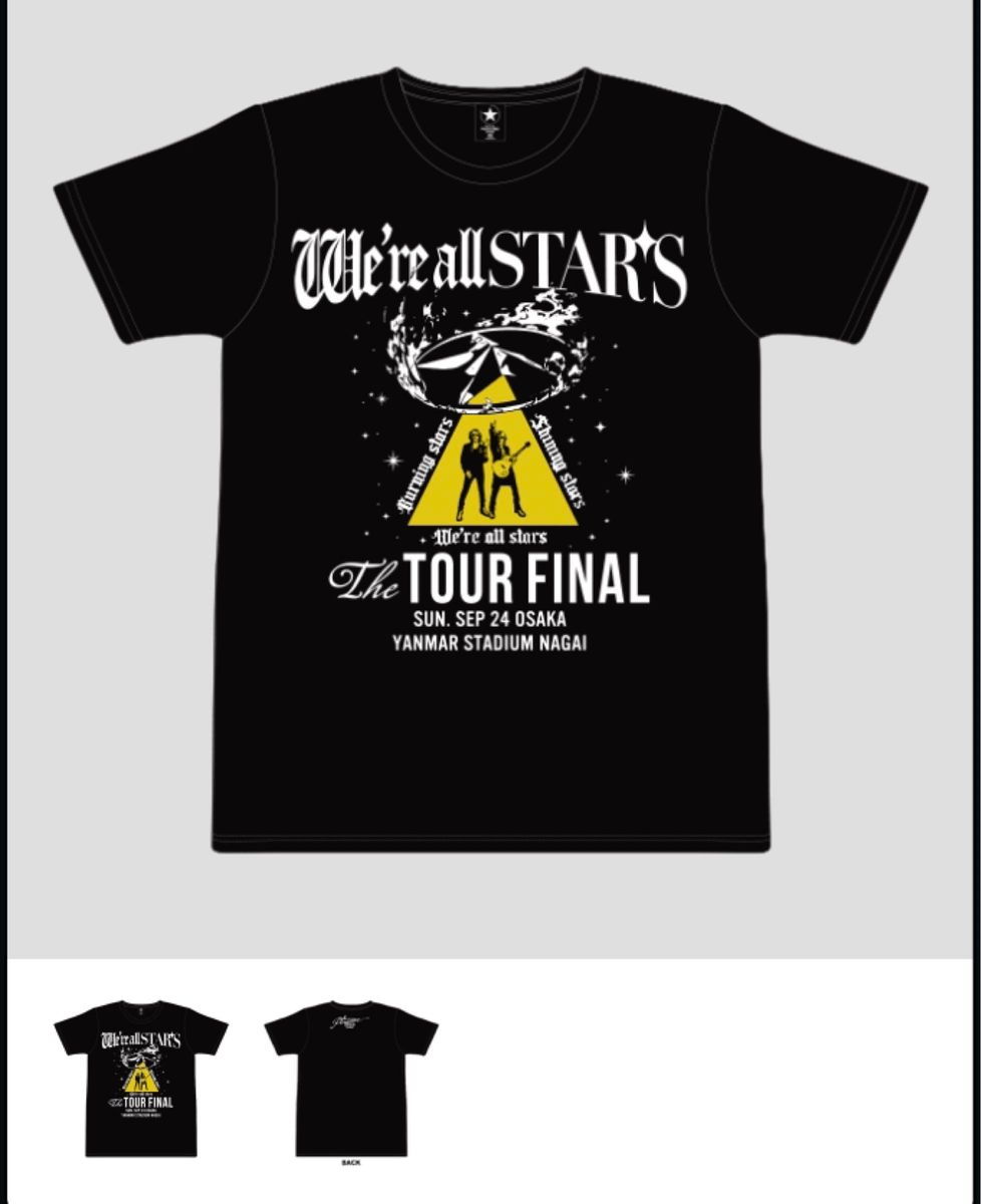 B'z LIVE-GYM Pleasure 2023 -STARS-Tシャツ　Ｌサイズ　TOUR FINAL