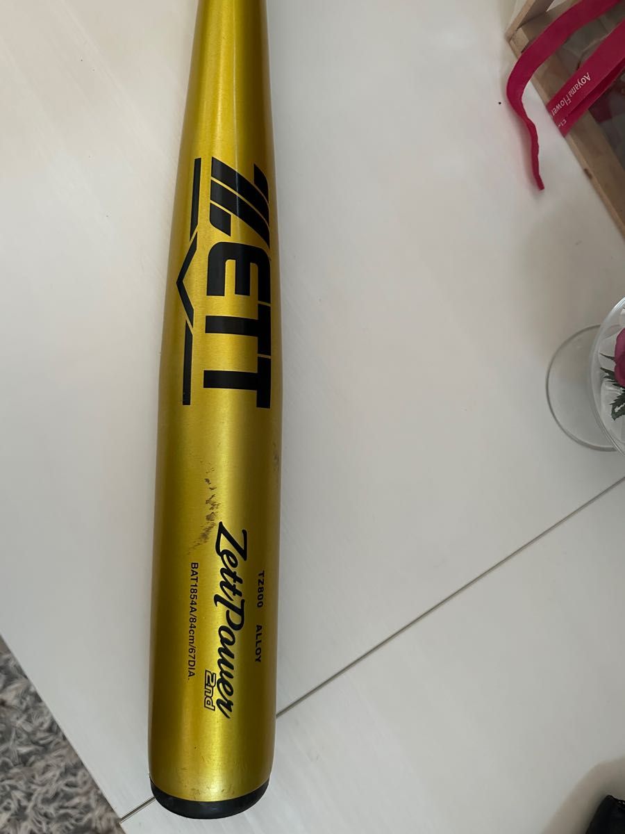 新品】ZETT 硬式用バット 84cm BAT 1854A-