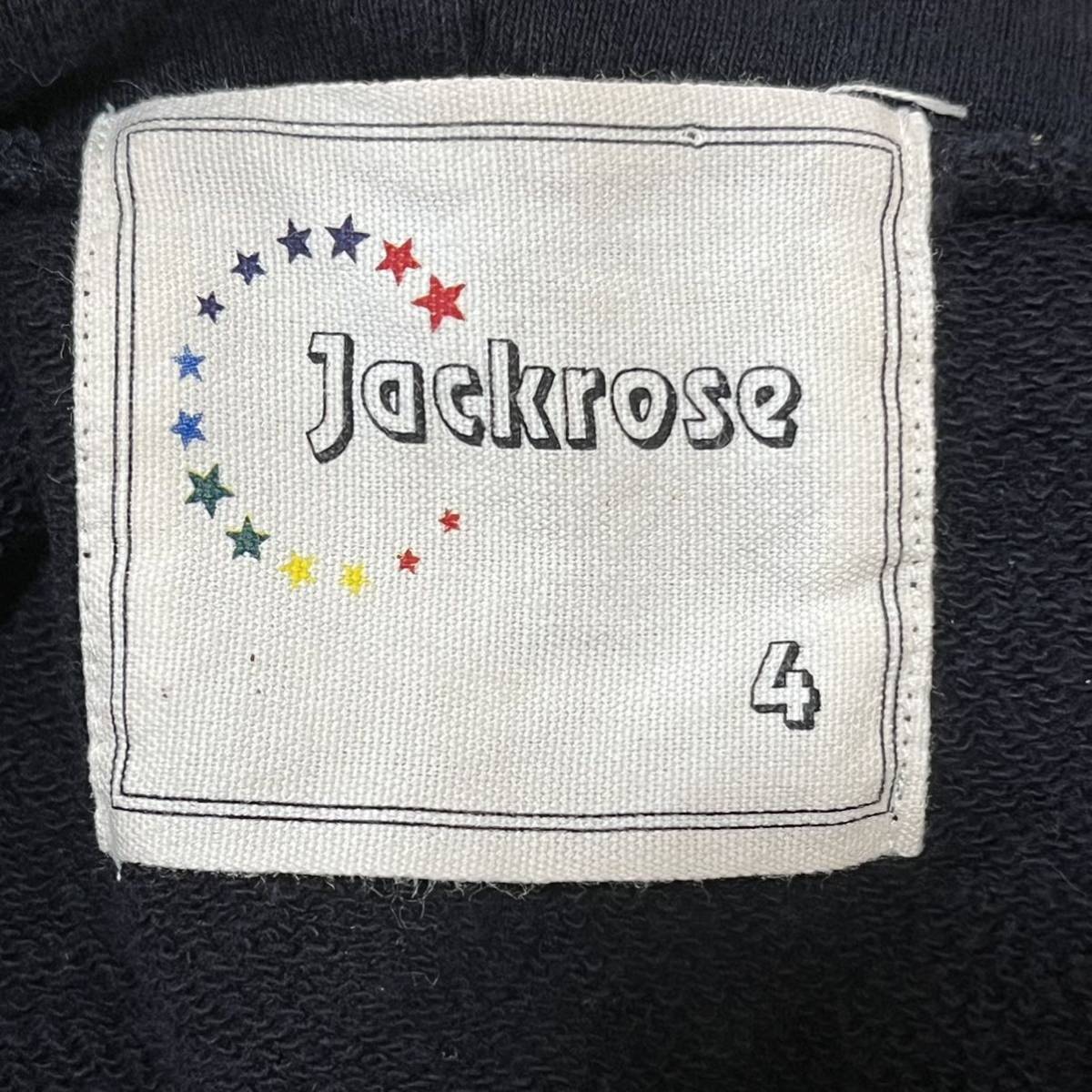 【Jackrose】ジャックローズ ノースリーブパーカー パーカー風ベスト ブラック 黒系統 綿100% シック ジップアップ メンズ サイズ4/10961PP_画像7