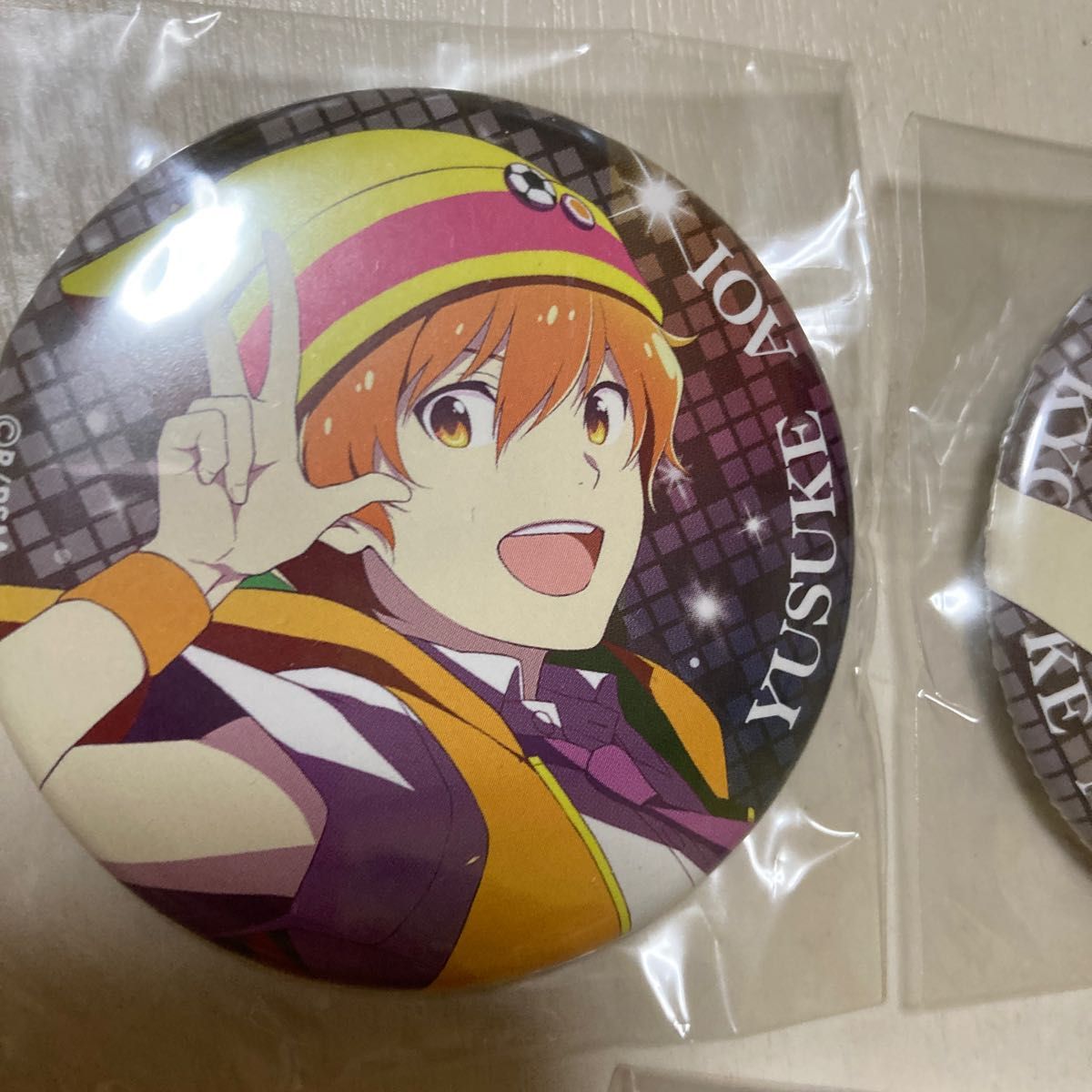 アイドルマスターSideM W(ダブル)蒼井悠介 蒼井享介 缶バッジ アイドルマスターSideM W(ダブル)蒼井悠介 蒼井享介 缶バッジ