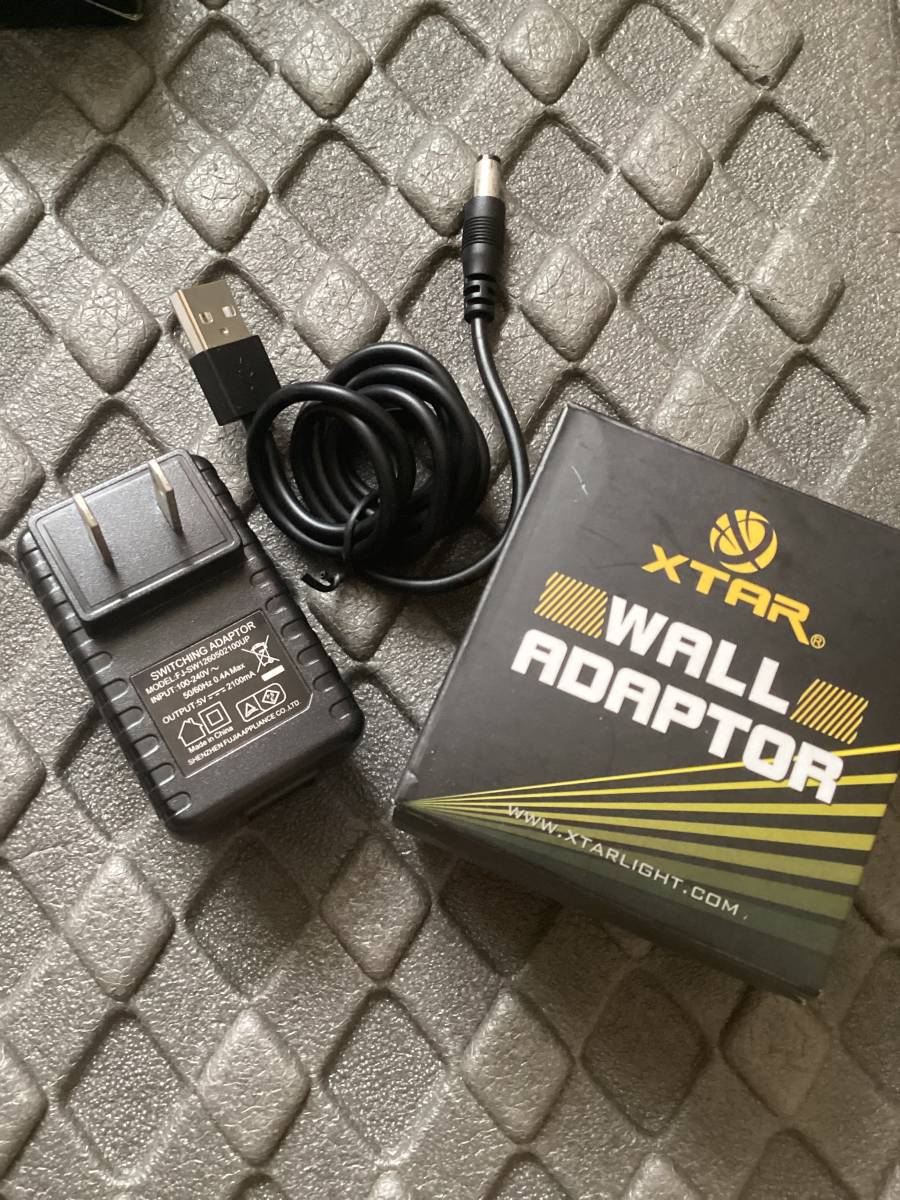  used XTAR VC2 Plus MASTER+ exclusive use USB home use 100V adaptor attaching charger lithium 18350 18500 26650 battery charger 
