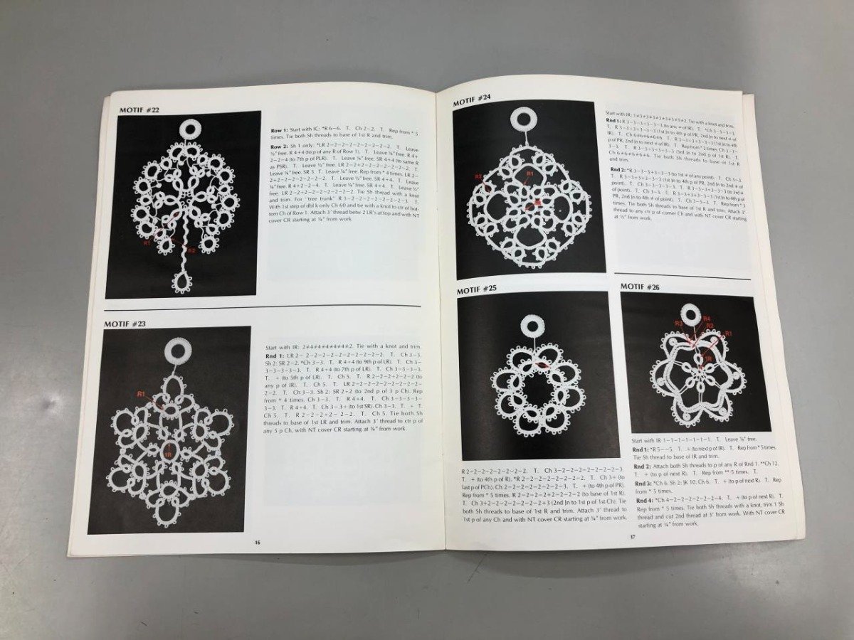 ★　【洋書 レース編み　tatting for Today DMC 手芸 クリスマス オーナメントほか】159-02309_画像6