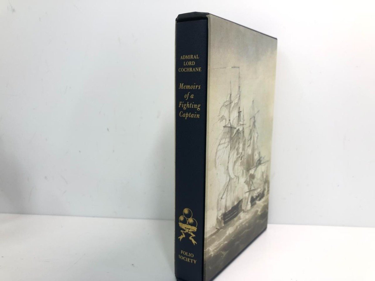 ▼　【洋書 Memoirs Of A Fighting Captain - Admiral Lord Cochrane Folio 2005 フォリオ ディ …】161-02309_画像1