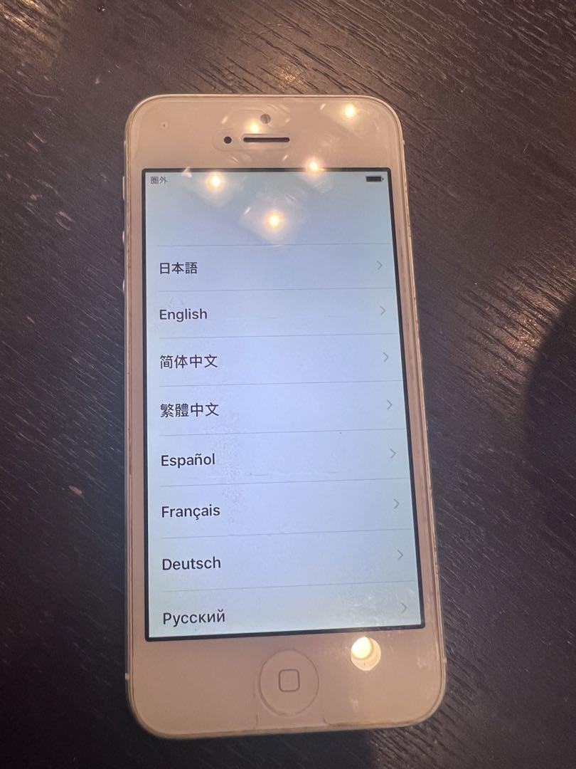 【C】初期化済み　iPhone5　状態良好　アップル　アイフォン_画像1