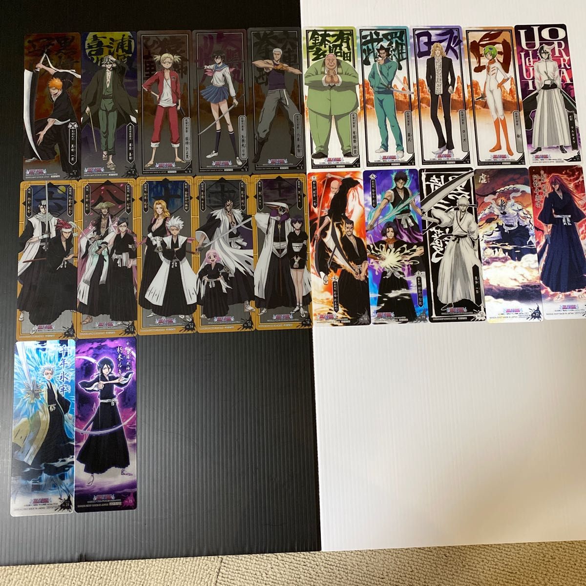 BLEACH/カードガム5ホログラムプラスチックカード/全25種フルコンプ