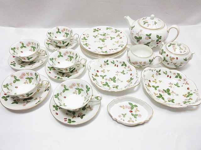 WEDGWOOD ワイルドストロベリー まとめ売り カップ&ソーサー
