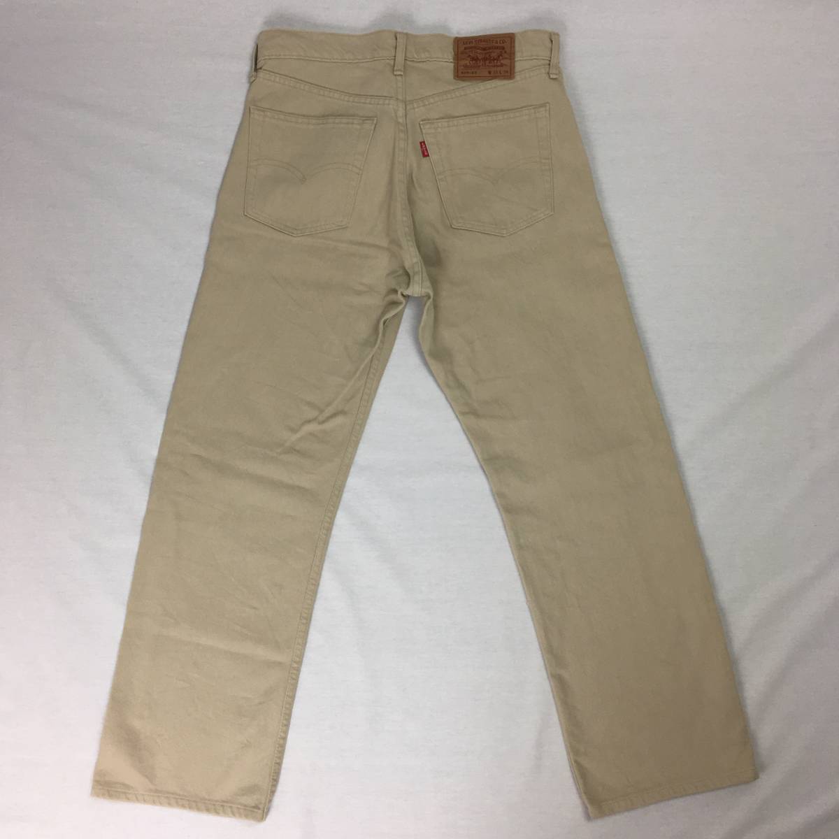 Levi's リーバイス 509-03 509-0332 日本製 93年 パンツ W33 L34 ベージュ ジップフライ_画像2