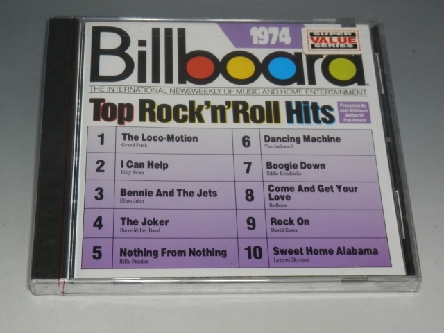 □ 未開封 BILLBOARD TOP ROCK'N'ROLL HITS 1974 輸入盤CD/グランド・ファンク エルトン・ジョン レーナード・スキナード_画像1