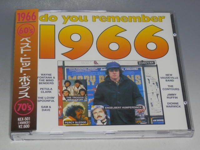 □ DO YOU REMEMBER 1966 ベスト・ヒット・ポップス 1966 帯付 直輸入盤CD/ドノヴァン パーシー・スレッジ トロッグス_画像1