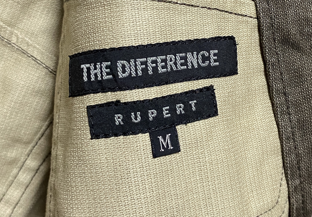 *RUPERT Rupert THE DIFFERENCE coverall jacket M khaki olive Work jacket tifa Len s