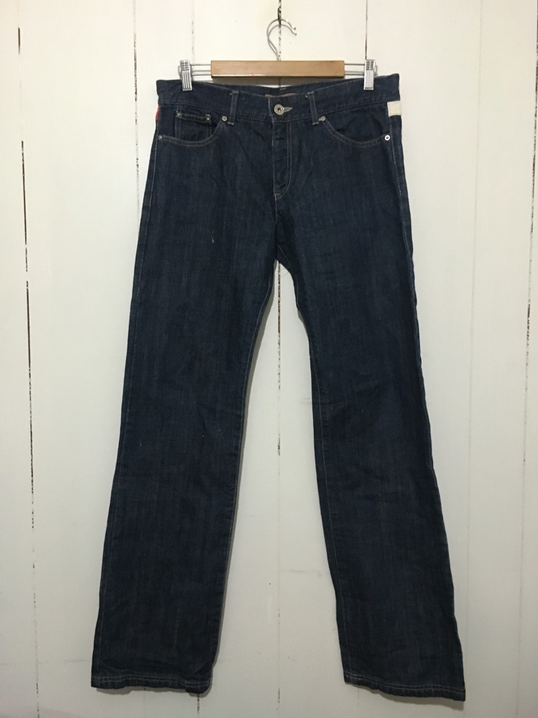 ☆tommy jeans トミージーンズ デニムパンツ M 日本製 トミーヒルフィガージャパン バックロゴ_画像1