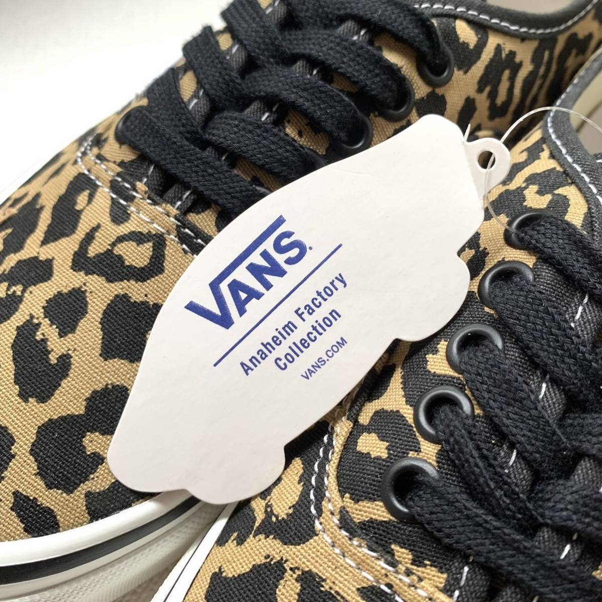 新品 VANS バンズ アナハイム ファクトリー ANAHEIM オーセンティック 44DX スニーカー 25.5㎝ US企画 レオパード 黒 ヒョウ柄 送料無料の画像6