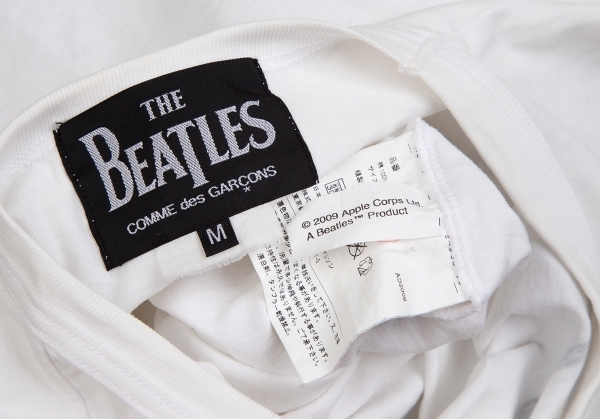  The Beatles Comme des Garcons THE BEATLES COMME des GARCONS принт футболка белый M [ женский ]