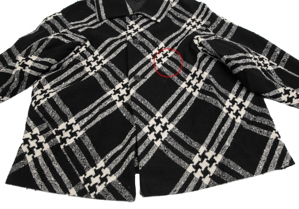 非売品 コムデギャルソンCOMME des GARCONS ツイードチェックビッグ