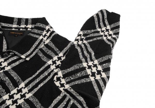 非売品 コムデギャルソンCOMME des GARCONS ツイードチェックビッグ