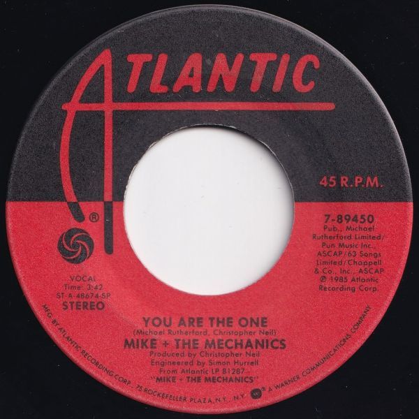 Mike + The Mechanics All I Need Is A Miracle / You Are The One Atlantic US 7-89450 203912 ロック ポップ レコード 7インチ 45_画像2