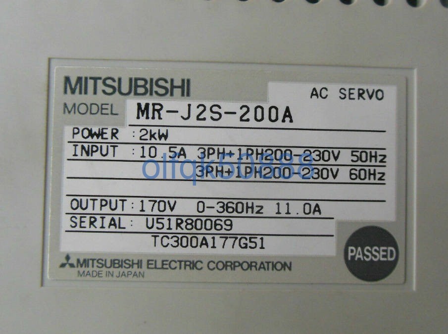 新品◆税込 東京発 代引可◆ MITSUBISHI/ 三菱　サーボアンプ MR-Jシリーズ MR-J2S-200A 【６ヶ月保証】_画像1