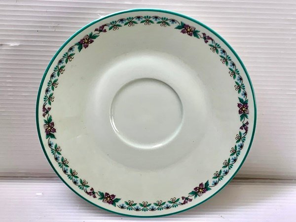 未使用　保管品　Noritake　ノリタケ　レトロ　PARADISE　パラダイス　C＆S　カップ＆ソーサー　8223　花柄　グリーン系色_画像6