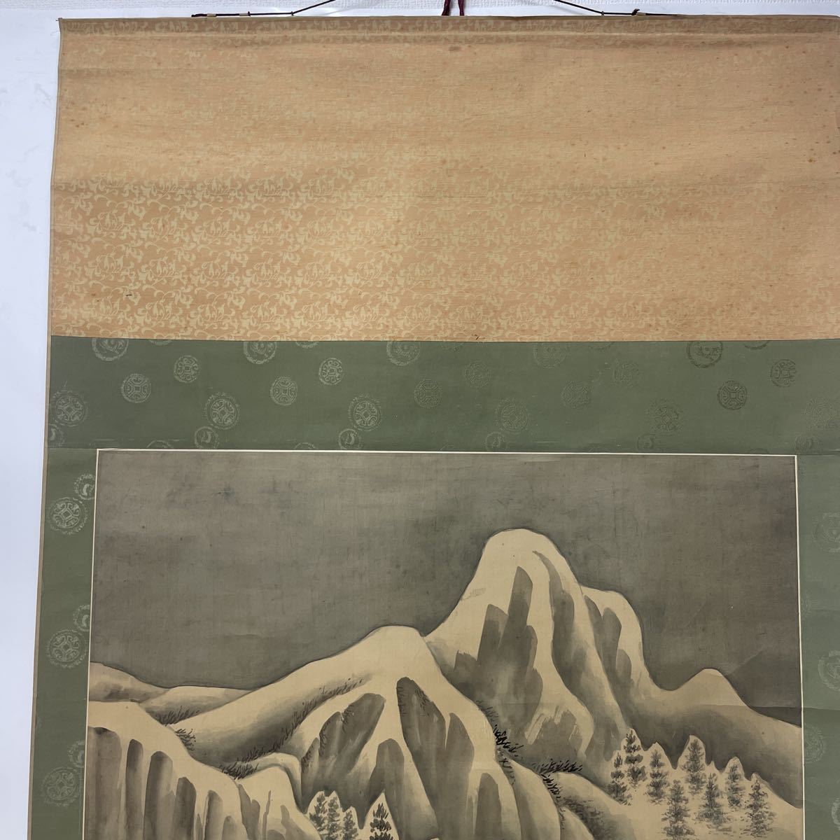 掛け軸 掛軸 水墨画 中国画 日本画 風景画 骨董 古美術品 中国 書_画像3