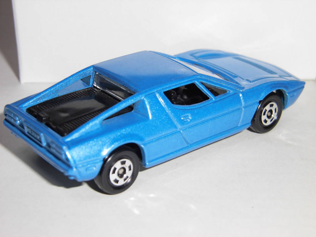 ☆トミカ スーパーカーCセット単品(G-33)F45-1-2 マセラティ・メラクSS:MASERATI MERAK SS(メタリック・ブルー)超入手困難品！_画像4