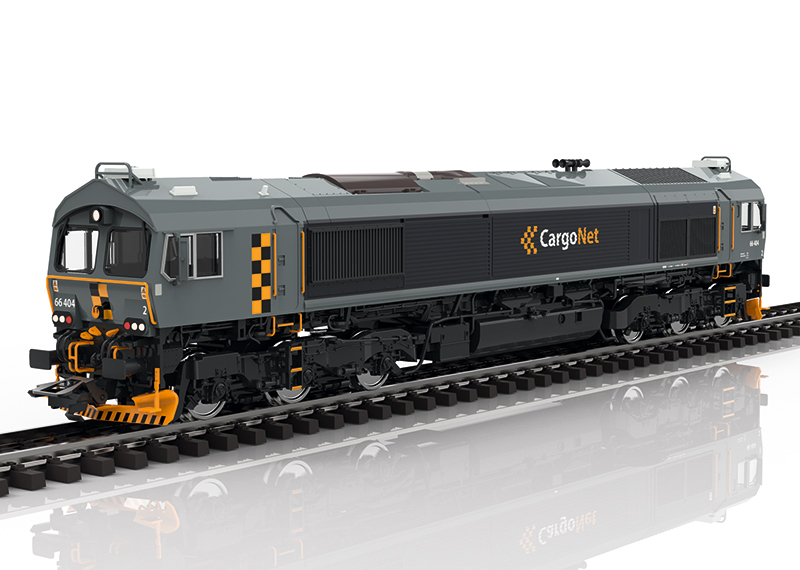 メルクリン 39063 CargoNet ディーゼル機関車 クラス66　mfx+　サウンドとライトのデジタル制御　（美品、完動品）