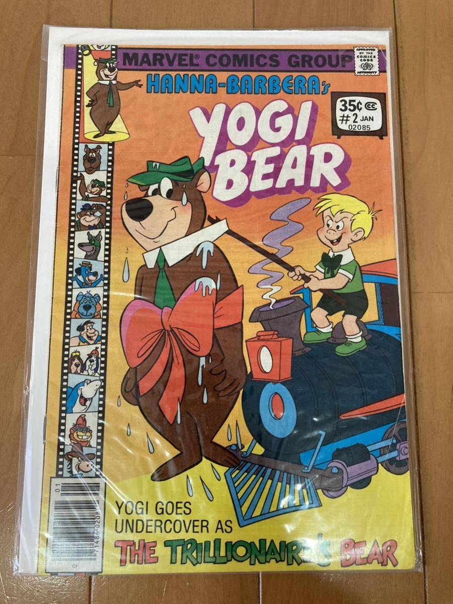 アメコミ 雑誌 アメリカンコミック ヨギベアー マーベル 本 USA ② marvel 海外 アメリカ 現地購入 yogi bear 漫画 レア の画像1