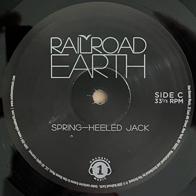LP■ROCK/RAILROAD EARTH/S.T./ONE HAVEN MUSIC OHM-109-1/US盤01年ORIG/レイルロード・アース/TODD SHEAFFER/FOLK BLUEGRASS JAM BAND_画像3