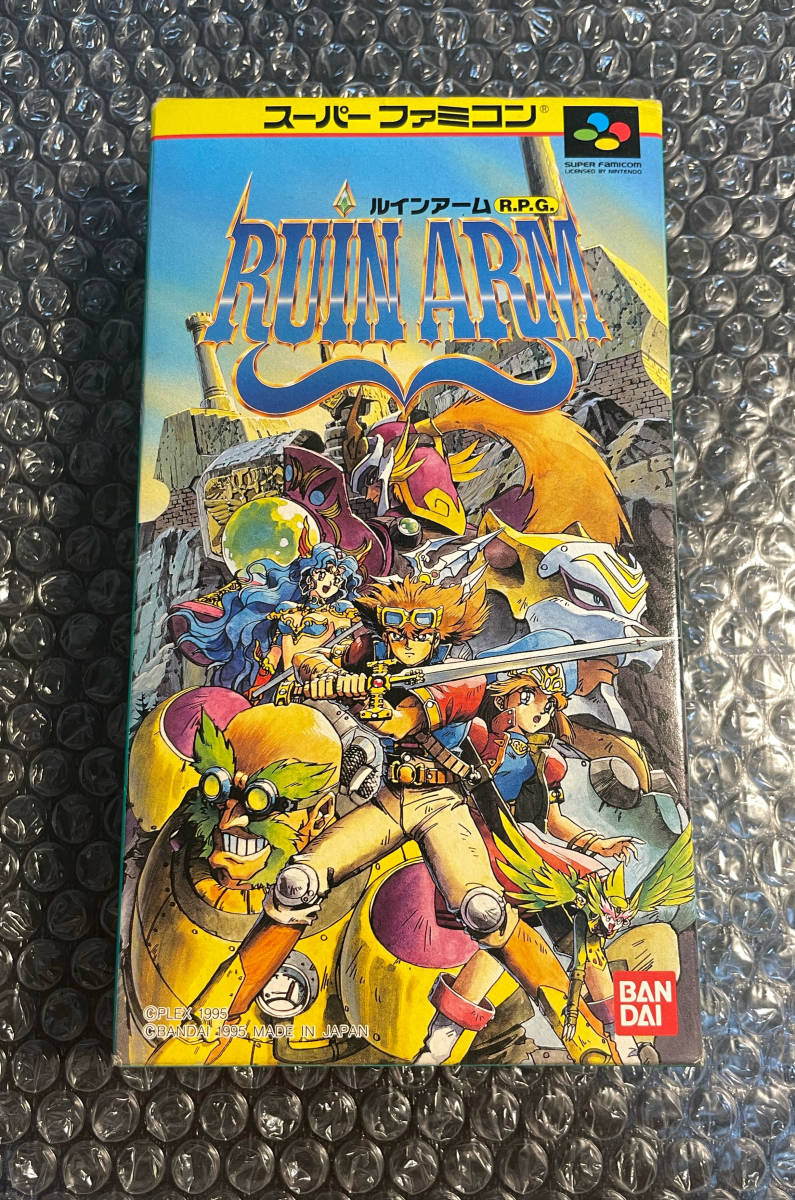 スーパーファミコンソフト SFC ルインアーム RUINARM 箱 説明書 スーパーファミコンソフト SFC ルインアーム RUINARM 箱 説明書