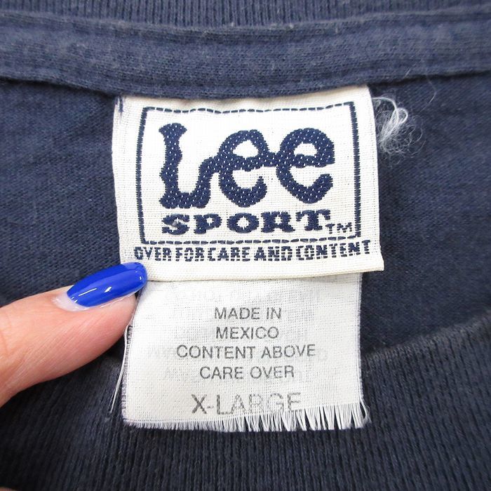 XL/古着 リー Lee 半袖 ビンテージ Tシャツ メンズ 00s MLB ニューヨークヤンキース ジェイソンジアンビ 25 大きいサイズ コットン クルー_画像6