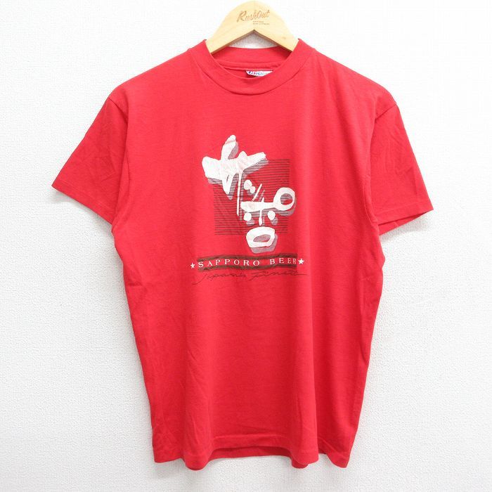 スーパーセール】 ヘインズ M/古着 半袖 中古 23jun07 spe レッド 赤