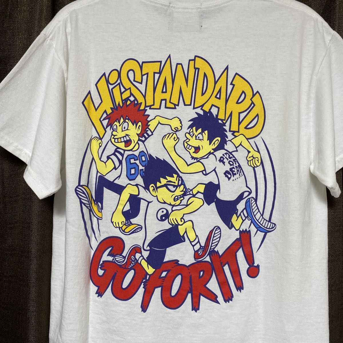 ハイスタンダード Hi-STANDARD Tシャツ GO FOR IT Mサイズ 即完品