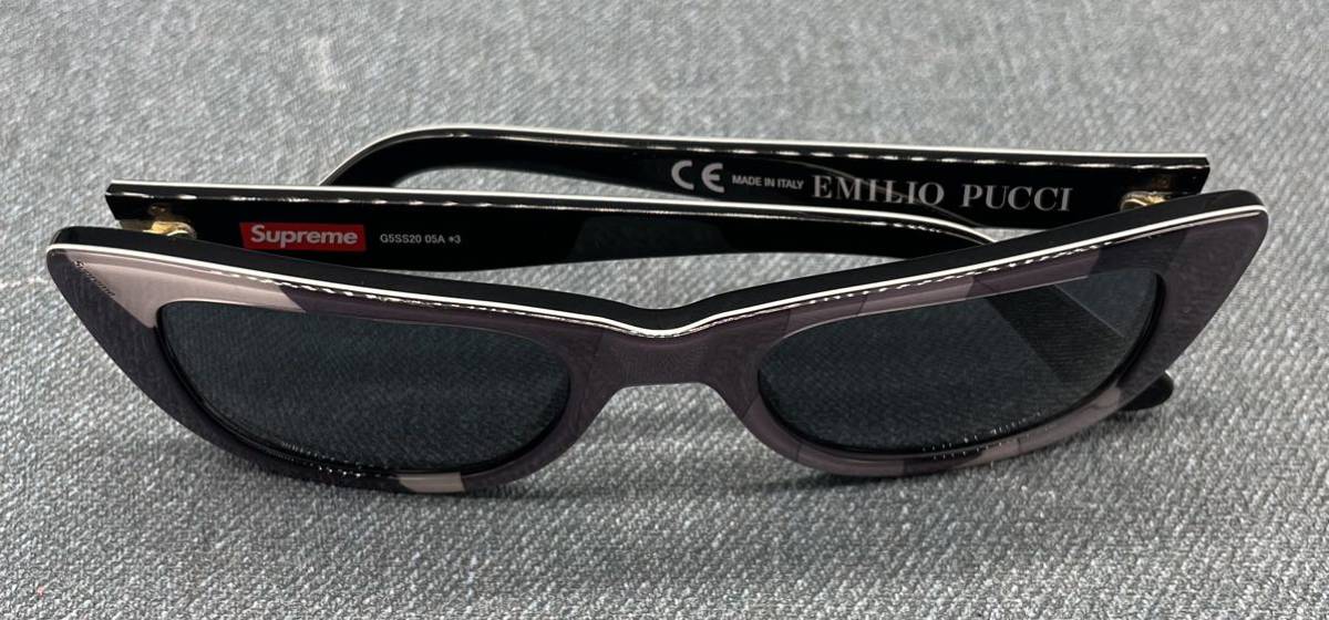 381 美品 シュプリーム Supreme×Emilio Pucci エミリオ プッチ Cat Sunglasses キャット サングラス_画像8