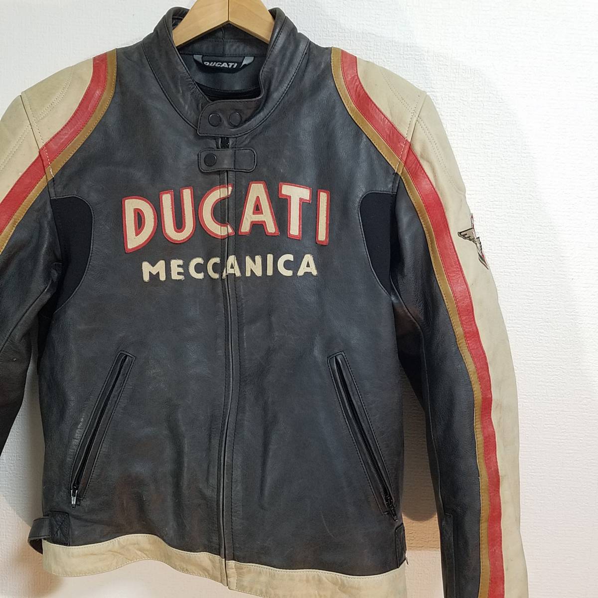 DUCATI MECCANICA 革ジャン　ヴィンテージ　ducati performance_画像5