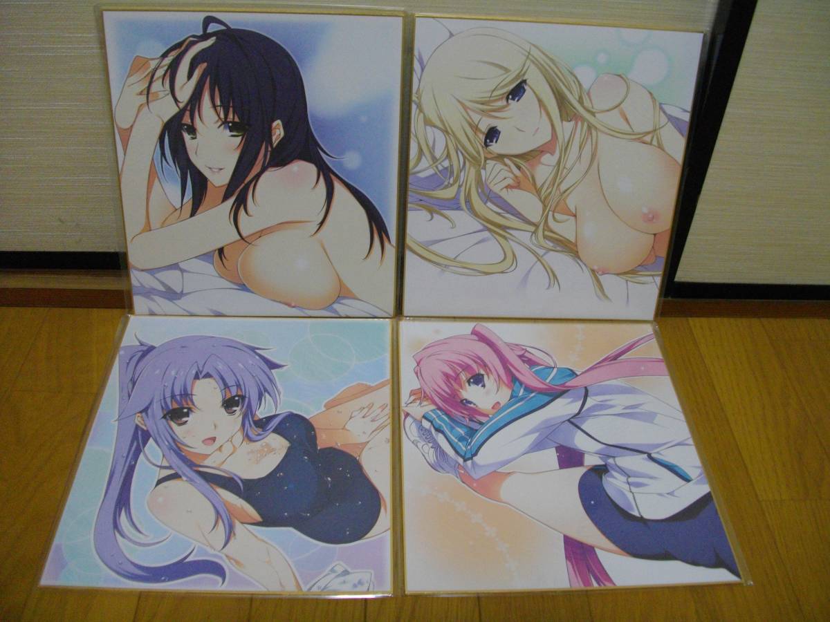 ヤフオク Lovely Cation2 非売品色紙4枚セット 唯々月た ヤフオク Lovely Cation2 非売品色紙4枚セット 唯々月た
