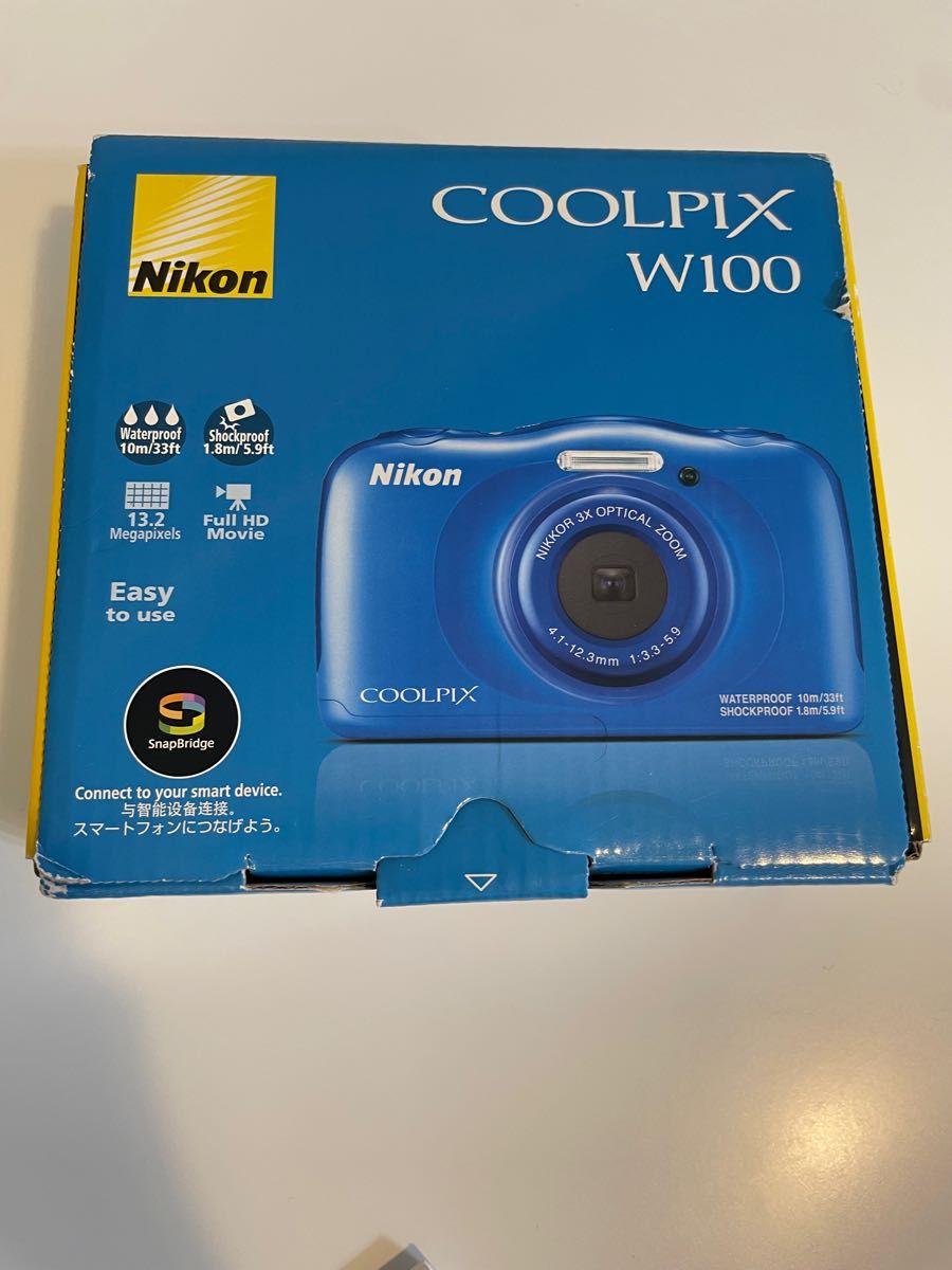防水 Nikon COOLPIX W100 オールドデジカメ レトロデジカメ デジタル 
