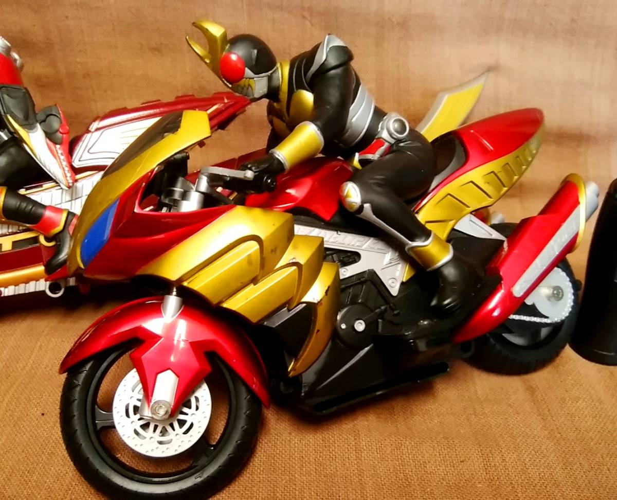  Bandai Taiyo radio-controller Kamen Rider Agito machine to Rene Ida - Kamen Rider Dragon Knight . fire dragon drag Ran The - together Junk present condition goods 