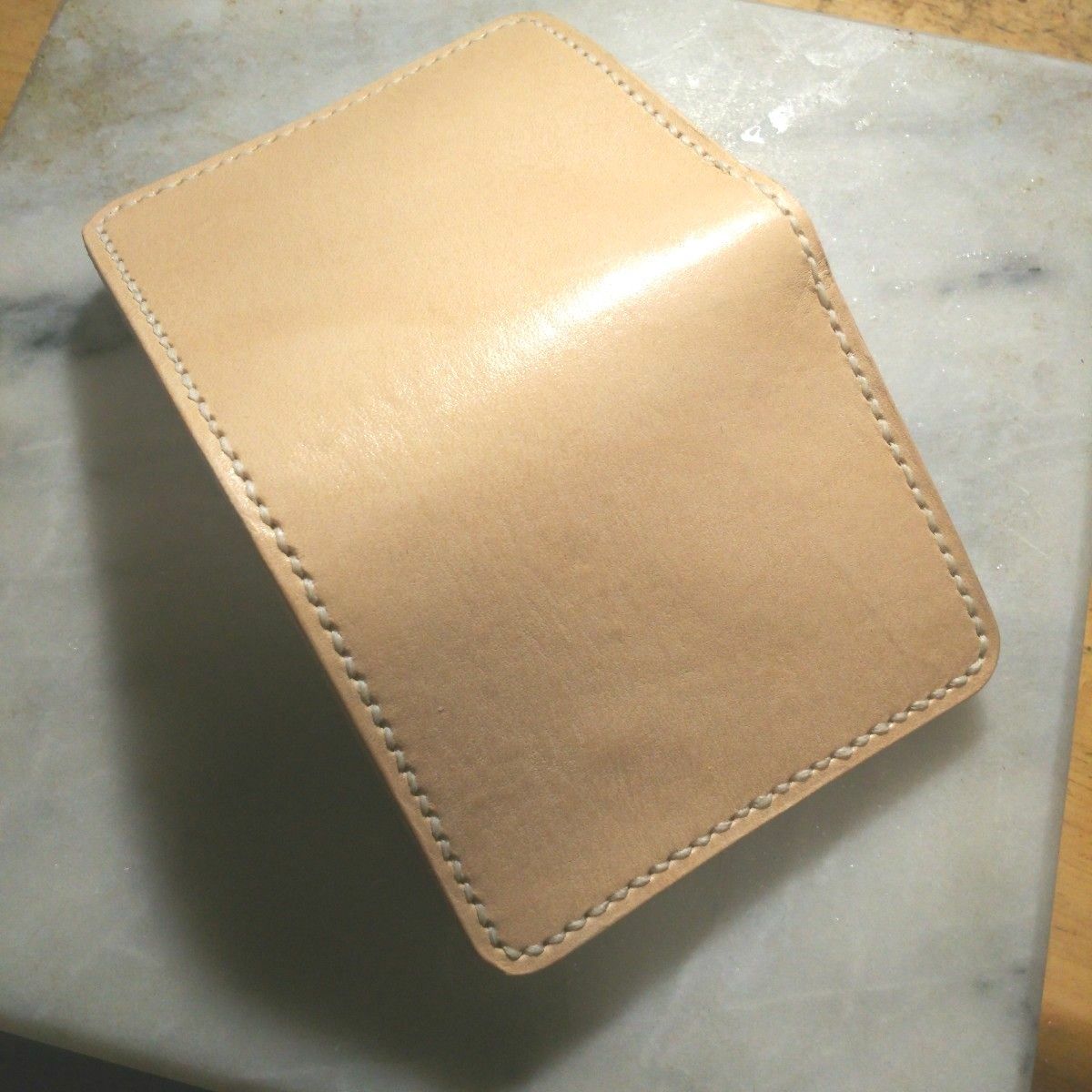 姫路ヌメ革 ハンドメイド 牛革 2つ折り財布 ショートウォレット 姫路ヌメ革 ハンドメイド 牛革 2つ折り財布 ショートウォレット