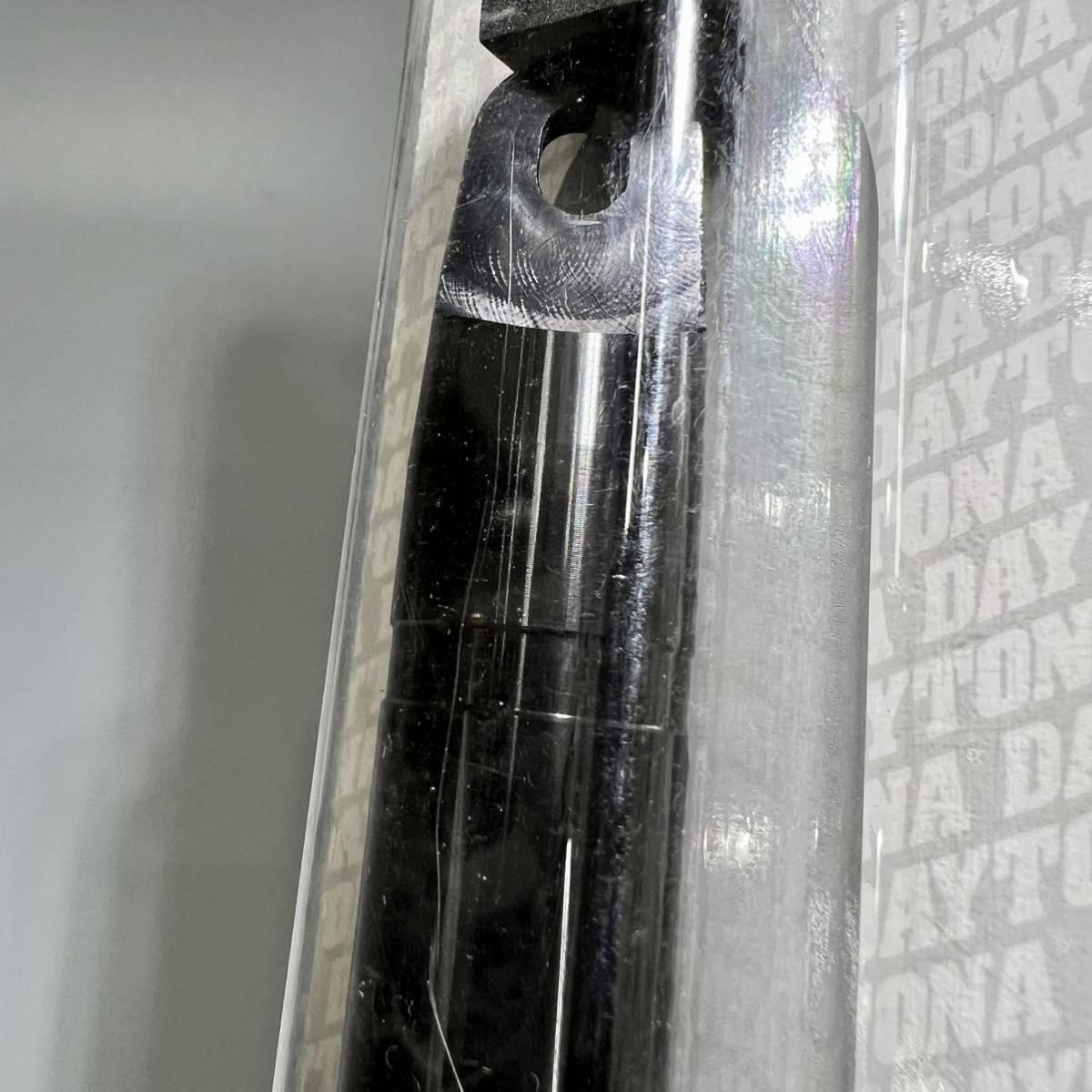 《展示品》 デイトナ アクセサリークロスバー用シャフト アルミビレット 250mm ブラック (99438)　_画像3