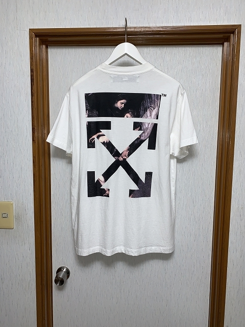 XS 美品 OFF-WHITE CARAVAGGIO ARROW S/S OVER オーバーサイズ Tシャツ_画像1