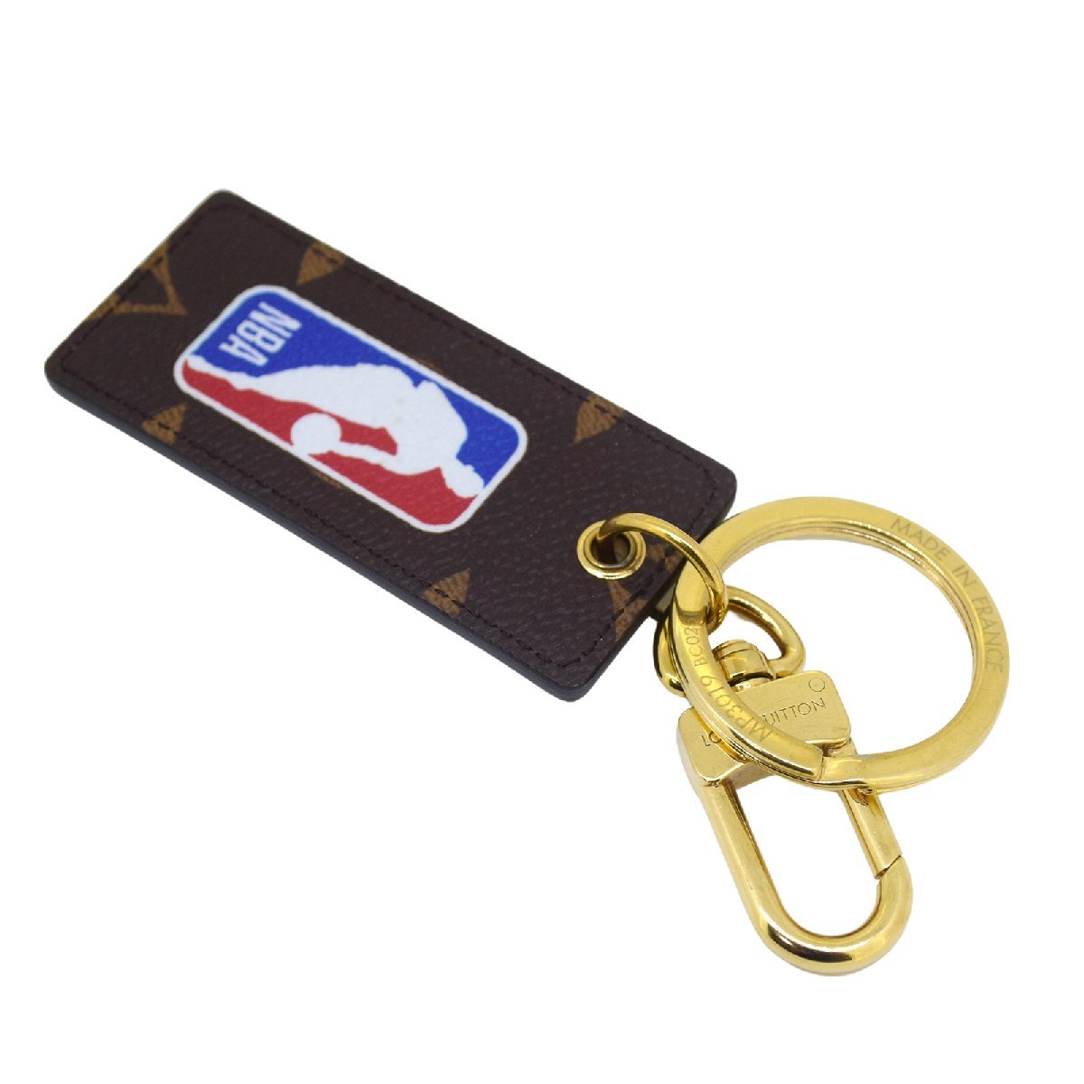 LOUIS VUITTON ルイ・ヴィトン ポルトクレ モノグラム レターズ NBA バッグチャーム MP3019 メンズ キーホルダー LV_画像2