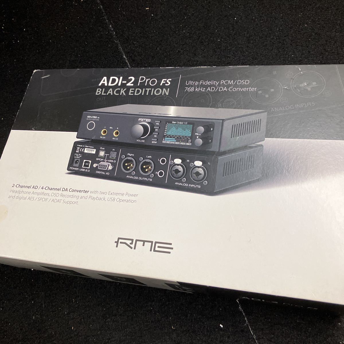 RME ( アールエムイー ) ADI-2 Pro FS R Black Edition AD/DAコンバーターの画像4