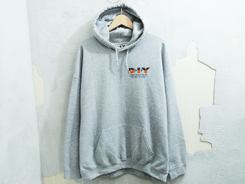 格安販売の 灰 グレー パーカー スウェット フーディー HOODIE UNION