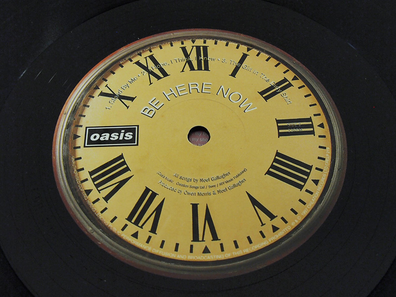 希少 UKオリジナル 1997年 Oasis Be Here Now LP 12inch レコード オリジナル UK盤 オアシスの画像5