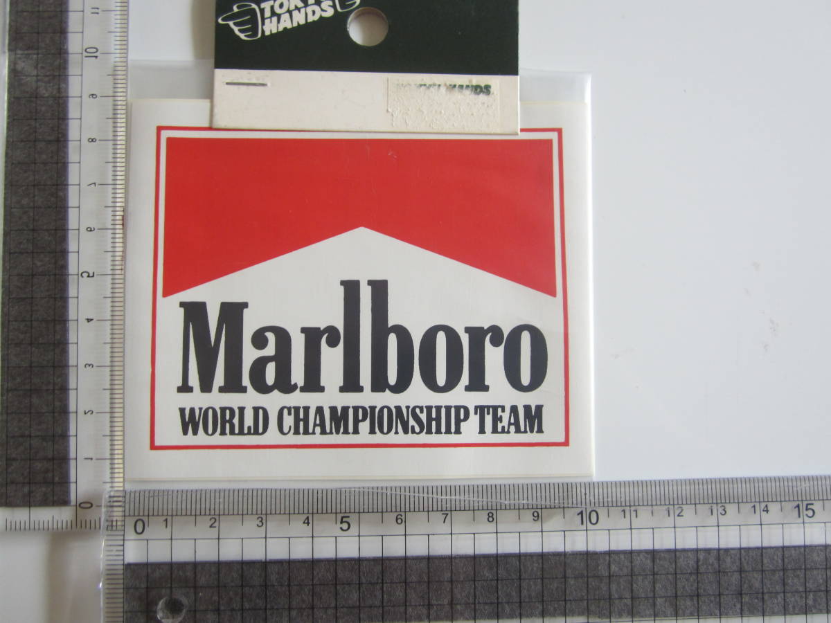 Marlboro WARLD CHAMPIONSHIP マルボロ ワールドチャンピオンシップ タバコ ステッカー/自動車 バイク レーシング F1 スポンサー ① S62_画像6