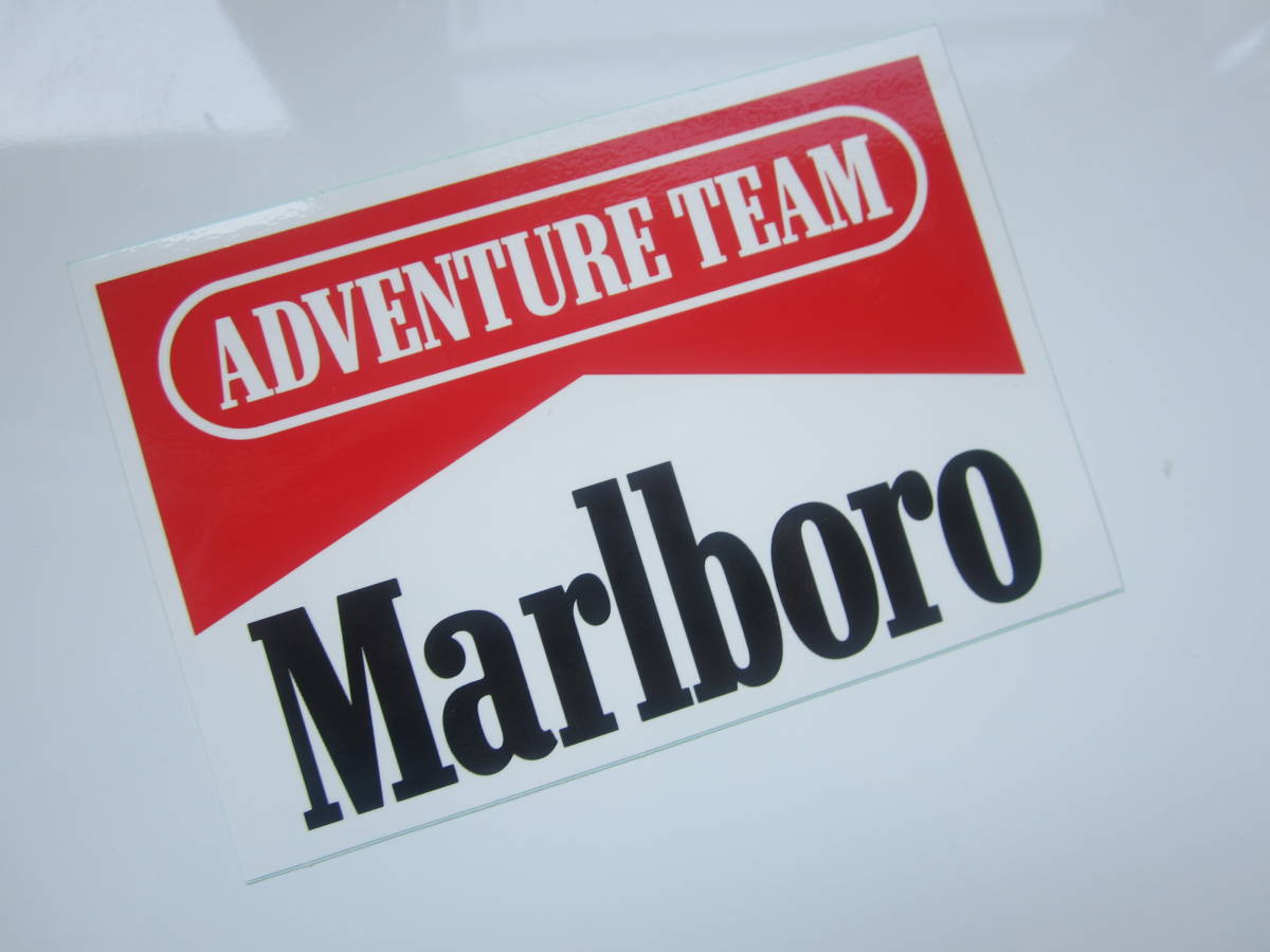 Marlboro ADVENTURE TEAM マルボロ アドベンチャー チーム ステッカー/デカール 自動車 バイク オートバイ スポンサー S68_画像1