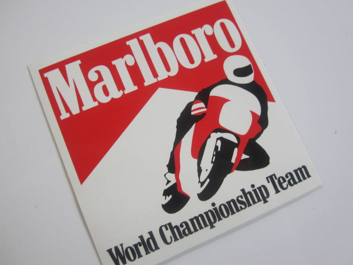 Marlboro WORLD CHAMPIONSHIP TEAM マルボロ ワールド チャンピオンシップ タバコ ステッカー/デカール自動車 バイク スポンサー ② S79の画像2