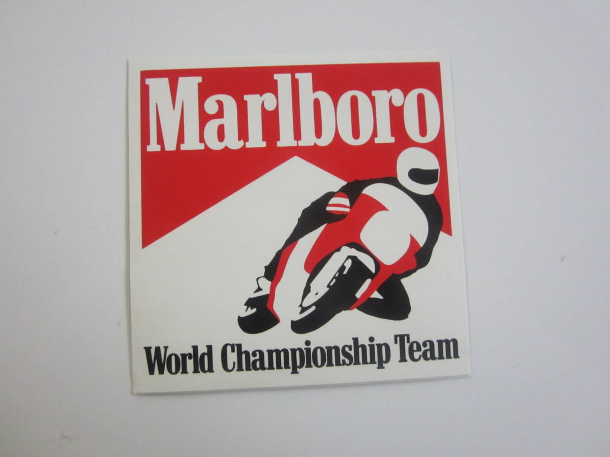 Marlboro WORLD CHAMPIONSHIP TEAM マルボロ ワールド チャンピオンシップ タバコ ステッカー/デカール自動車 バイク スポンサー ② S79の画像3