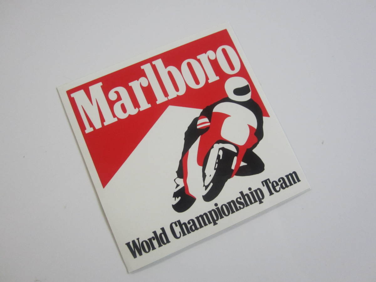 Marlboro WORLD CHAMPIONSHIP TEAM マルボロ ワールド チャンピオンシップ タバコ ステッカー/デカール自動車 バイク スポンサー ② S79の画像1