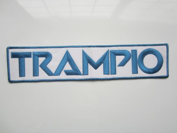 【大きめ】TRAMPIO タイヤ トーヨータイヤ ロゴ ワッペン/自動車 バイク スポンサー F1 レーシング B05_画像3